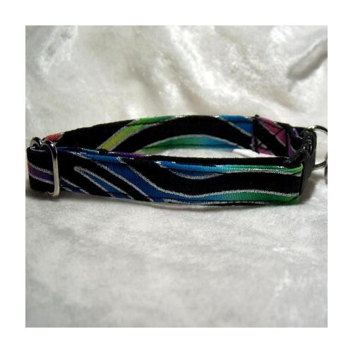 Neon Waves Dog Collar